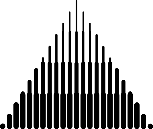 三角形黑色抽象粗細(xì)漸變矢量圖標(biāo)素材 logo png