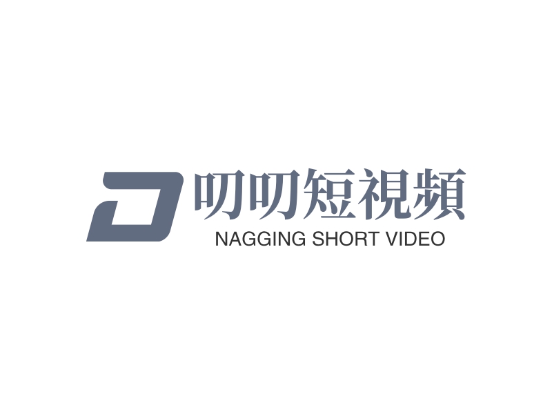 叨叨短視頻Logo設計