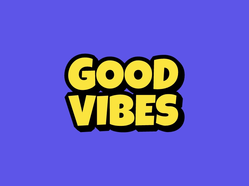 GOOD VIBESLOGO設計