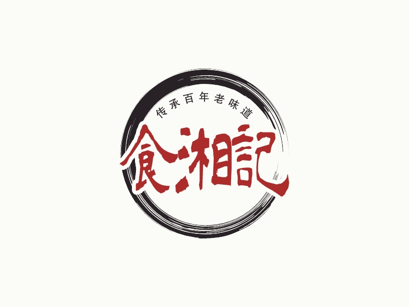 食湘記LOGO設(shè)計(jì)